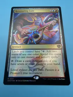 Resonating Lute Foil RARE Secrets of Strixhaven R 0221 NM/M SOS MTG - Image 1