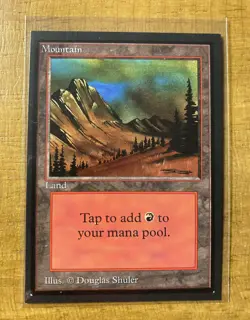 Magic The Gathering ✨MOUNTAIN LAND SET✨ Collectors' Edition MINT 1993 Shuler Art - Image 3