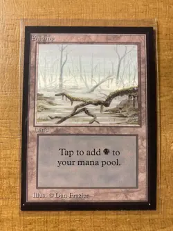 Magic The Gathering✨SWAMP LAND SET✨ Collectors’ Edition MINT 1993 Frazier Art - Image 3