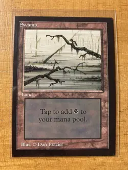 Magic The Gathering✨SWAMP LAND SET✨ Collectors’ Edition MINT 1993 Frazier Art - Image 5