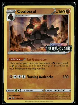 Coalossal SWSH024 SWSH Black Star Promo Pokemon - Image 1