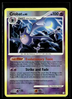 Crobat 23/123 Mysterious Treasures Rare Pokemon - Image 1