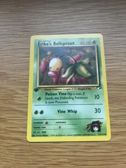 Pokemon Erika’s Bellsprout 75/132 Gym Heroes 1st Edition - NM - Image 1