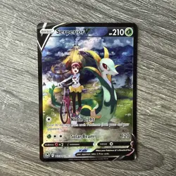 Serperior V - TG13/TG30 -Trainer Gallery - Pokemon - Silver Tempest Full Art NM - Image 4