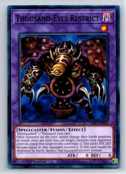 Thousand-Eyes Restrict LDS1-EN050 Legendary Duelists: Season 1 Yu-Gi-Oh LP - Image 1