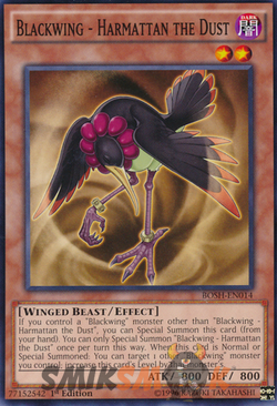 Blackwing - Harmattan the Dust BOSH-EN014 1st ED Yu-Gi-Oh! - Image 1