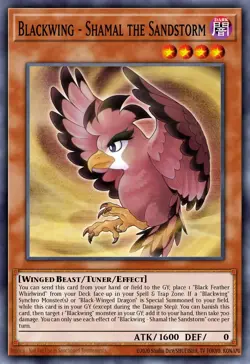 Blackwing - Shamal the Sandstorm DABL-EN002 1st ED Yu-Gi-Oh! SUPER RARE - Image 1