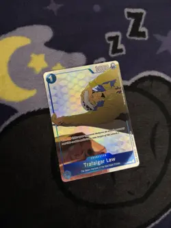 Trafalgar Law Gift Collection 2023 ST03-008 Alt Art Holo Foil Rare One Piece - Image 1
