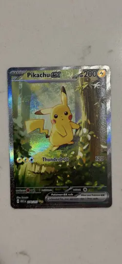 Pikachu ex 276/217 Ascended Heroes SIR Special Illustration Rare Pokemon Card NM - Image 3