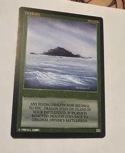 Island Wyvern Terrain NM Limited Edition Card #205 - Image 1