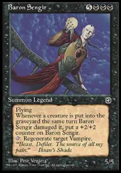 Baron Sengir - HL MTG - Heavy Play - Image 1