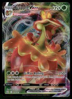 Flapple VMAX 019/163 Ultra Rare Holo NM Pokemon SWSH05: Battle Styles - Image 1
