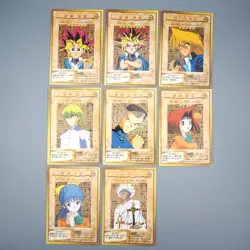 Yu-Gi-Oh BANDAI Yugi Kaiba Joey 8cards Character Complete M-NM Japanese q552 - Image 1