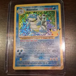 Pokemon Blastoise Base Set Holo Rare Card 2/102 100HP Ken Sugimori - Image 1