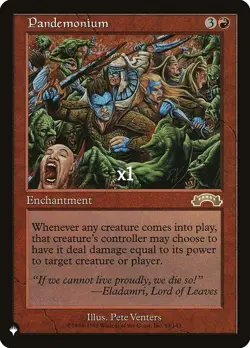 MTG The List PLST Pandemonium MINT - Image 1