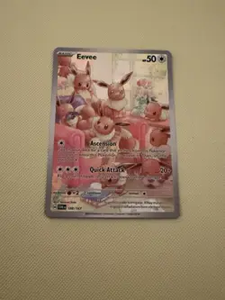 Pokemon TCG Scarlet & Violet Eevee Twilight Masquerade Illustration Card 188/167 - Image 1