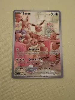Pokemon TCG Scarlet & Violet Eevee Twilight Masquerade Illustration Card 188/167 - Image 2