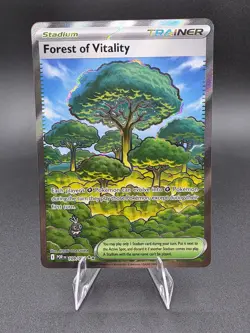 Pokemon TCG Forest Of Vitality 109/088 Holo Rare Full Art Perfect Order NM - Image 1