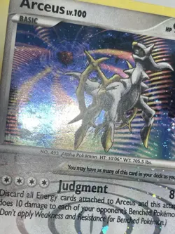 Pokemon TCG - 2009 Arceus - DP50 - Diamond & Pearl Promo Holo LP - Image 2