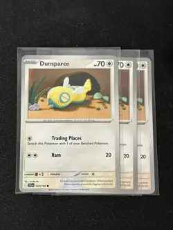 Pokemon - Dunsparce - 120/159 - Common - Journey Together - NM X3 - Image 1