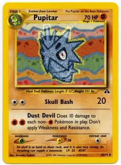Pokemon - Pupitar 45/75 Neo Discovery LP - Image 1