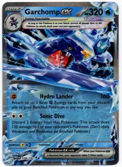 Pokemon - Paradox Rift Garchomp ex 038/182 NM - Image 1