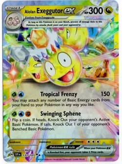 Pokemon - Surging Sparks Alolan Exeggutor ex 133/191 NM - Image 1