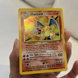 Pokemon TCG Base Set Charizard 4/102 Holo Rare LP+ - Image 3