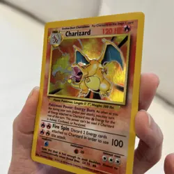Pokemon TCG Base Set Charizard 4/102 Holo Rare LP+ - Image 4