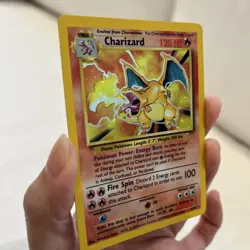 Pokemon TCG Base Set Charizard 4/102 Holo Rare LP+ - Image 5