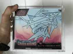 Pokemon TCG: Chaos Rising POKEMON CENTER ETB Elite Trainer Box in case ✅ - Image 1