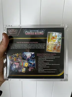 Pokemon TCG: Chaos Rising POKEMON CENTER ETB Elite Trainer Box in case ✅ - Image 2