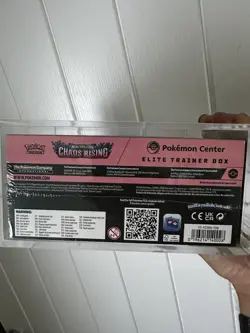 Pokemon TCG: Chaos Rising POKEMON CENTER ETB Elite Trainer Box in case ✅ - Image 5