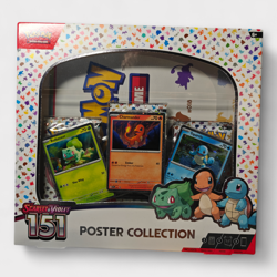 Scarlet & Violet 151 Poster Collection Box 3 Packs Sealed New Pokemon 820650853166 - Image 1