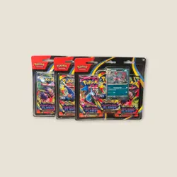3x Pokemon Mega Evolution Phantasmal Flames 3 Pack Blister Lot of 3 Weavil - Image 2