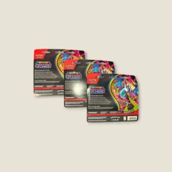 3x Pokemon Mega Evolution Phantasmal Flames 3 Pack Blister Lot of 3 Weavil - Image 3