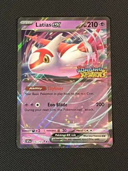 Pokemon TCG Latias Ex 076/191 Surging Sparks Stamped Promo - NM - Image 1
