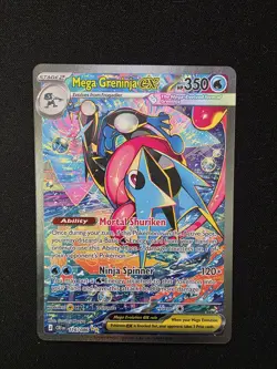 Mega Greninja ex SIR 116/086 Chaos Rising Special Illustration Rare Pokemon - Image 1