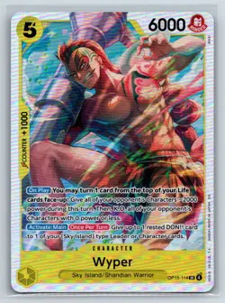 Wyper OP15-114 Super Rare Adventure on Kami's Island One Piece Foil Near Mint - Image 1