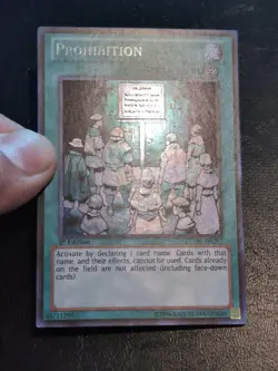 Yu-Gi-Oh! SECRET RARE CARD PROHIBITION LCYW-EN267 1ST NM/VLP - Image 2