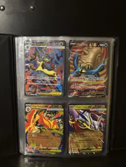 Pokemon Cards Collection With Pokemon Binder 80 Cards Mega ex ALL NM+ - Image 1