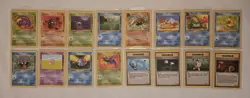 NM/LP Pokemon TCG Fossil Unlimited Complete Uncommon & Common 32 Card Set - Image 3