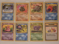NM/LP Pokemon TCG Fossil Unlimited Complete Uncommon & Common 32 Card Set - Image 5