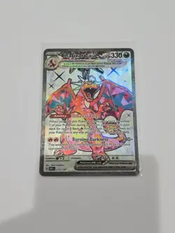 Charizard EX Obsidian Flames 215/197 Near Mint Ultra Rare Card - Image 1