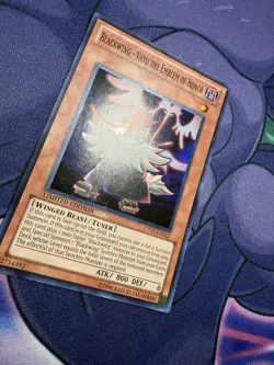 Yugioh Blackwing - Vayu the Emblem of Honor CT07-EN012 Limited Super Rare LP - Image 2