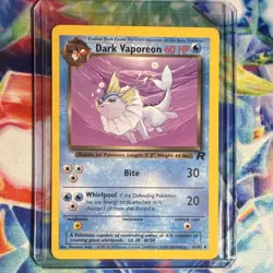 Wizards of the Coast Pokemon TCG Dark Vaporeon 45/82 Team Rocket EN 2000 - Image 1
