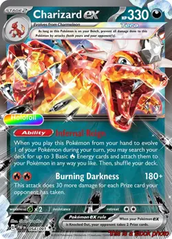 Charizard ex - 054/091 [Pokemon PAF - 054/091] Holofoil - Image 1