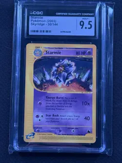 Pokemon Starmie Skyridge NON Holo Rare #30 Cgc 9.5 - Image 1