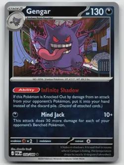 Gengar 050/088 Rare Perfect Order Pokemon Reverse Holo Near Mint - Image 1