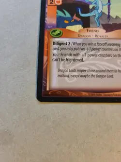 My Little Pony Collectible Card Game - Ember, Dragon Lord - SR #15 - Image 3